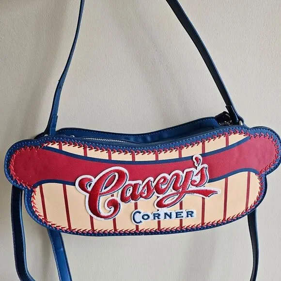 Disney Parks Magic Kingdom Casey’s Corner Hot Dog Crossbody Bag Purse no tag - Picture 7 of 12